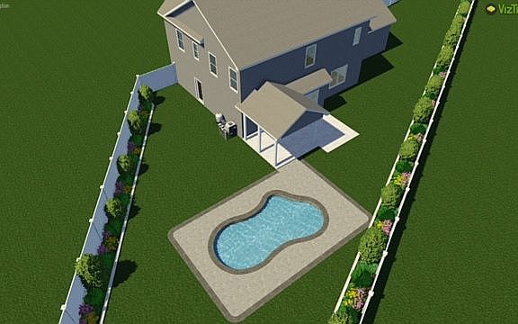 Custom pool built spring 202