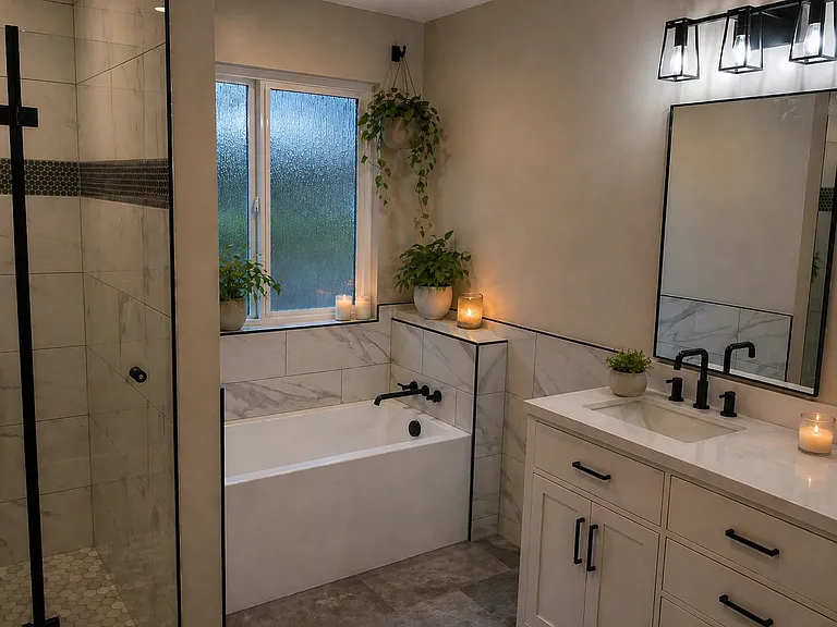 Primary Bathroom: 11'7" x 11'5"