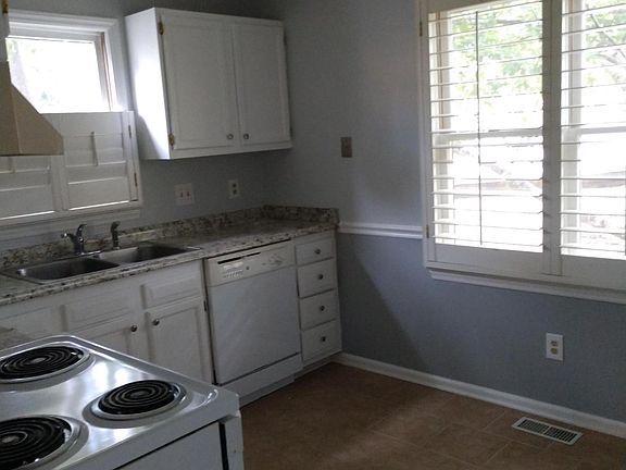 Large kitchen with plenty of cabinets and space.