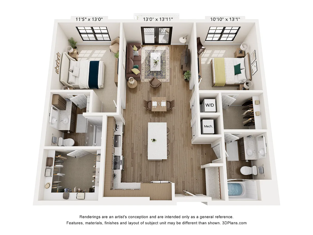 Floor plan The Rhodes