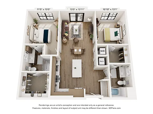 Floor plan The Powell