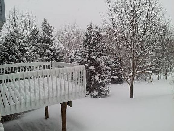 large kitchen deck