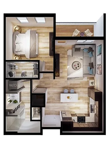 Floor plan Reed