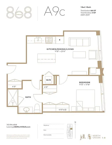 Floor plan A9c