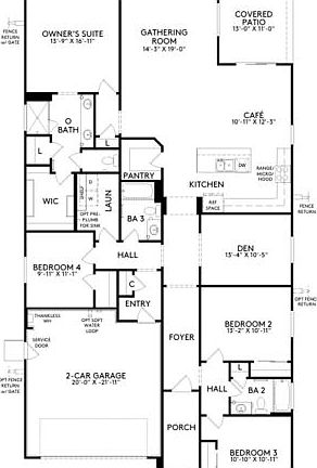 Cantania Floor Plan