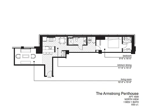 Floor plan Armstrong Penthouse