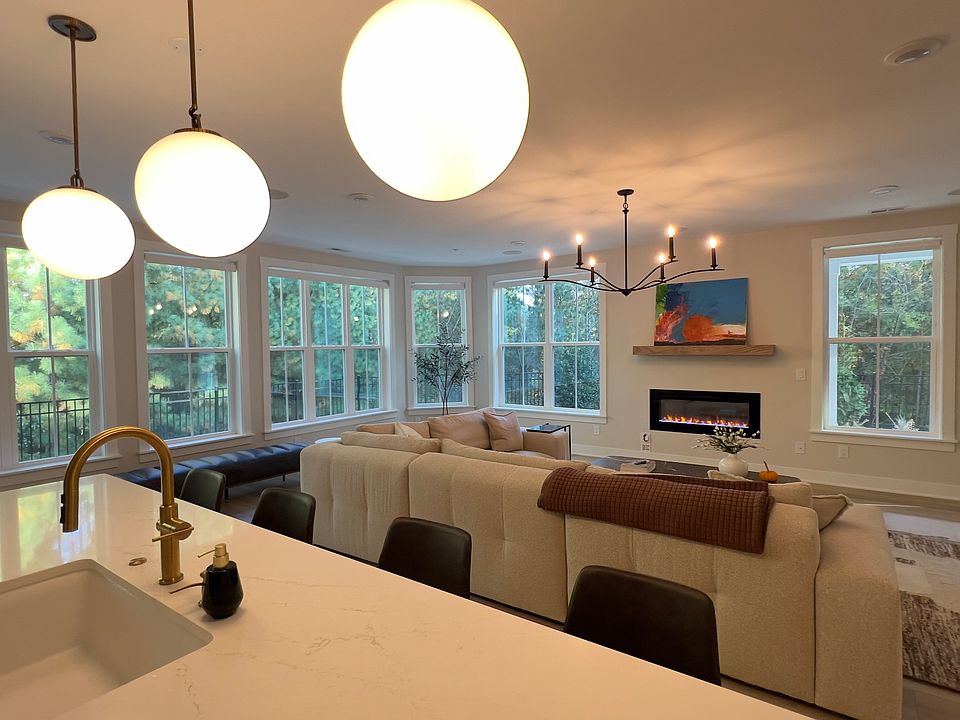Airy and bright living room