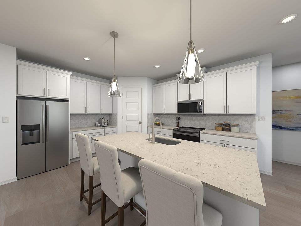 The Chesapeake Floorplan Kitchen Rendering.