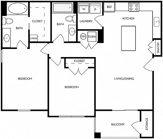 Floor plan Chorale