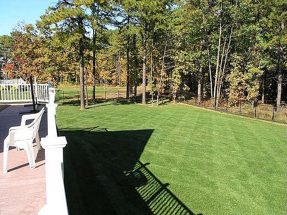 Private Fenced Rear Lawn
