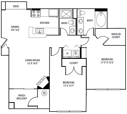 Floor plan 2A