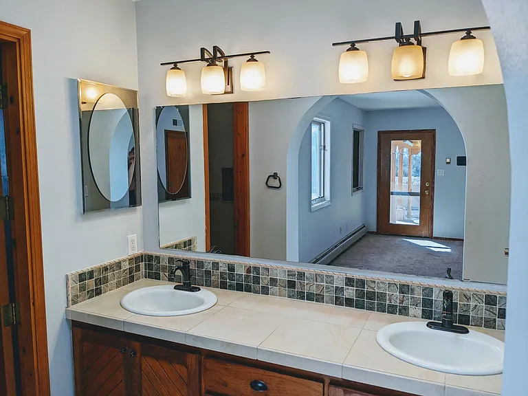 ensuite in primary bedroom