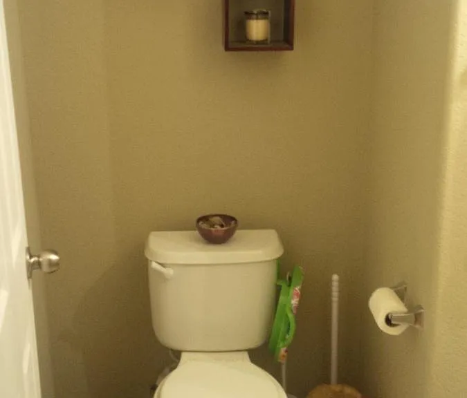 Downstairs powder bathroom