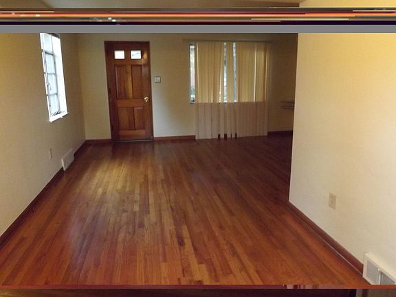 Dining room looking into living room