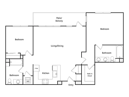 Floor plan 2B