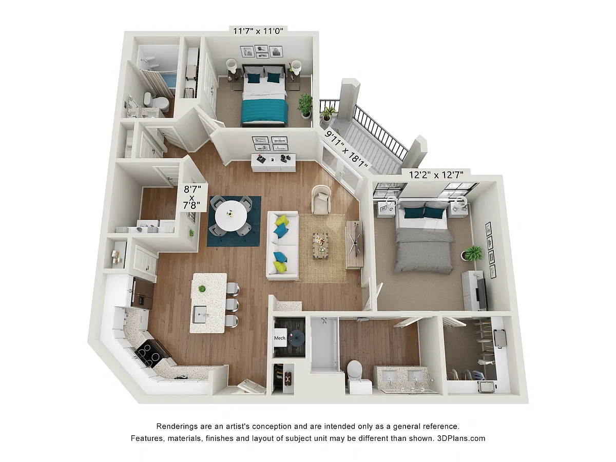 Floor plan Canal