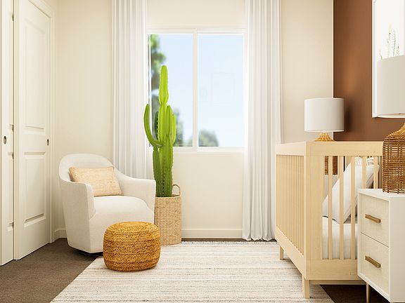 Secondary bedrooms make perfect children or guest rooms.