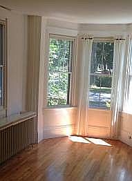living room bay window