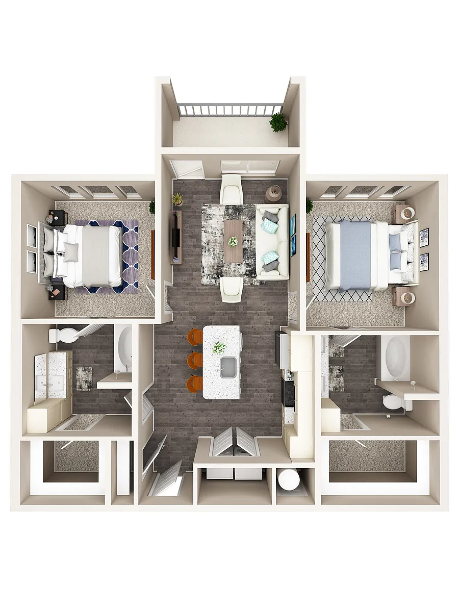 Floor plan 2B