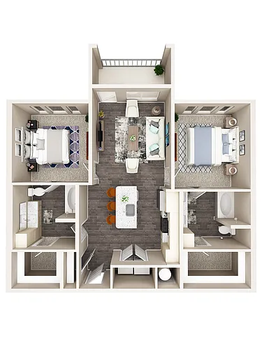 Floor plan 2B