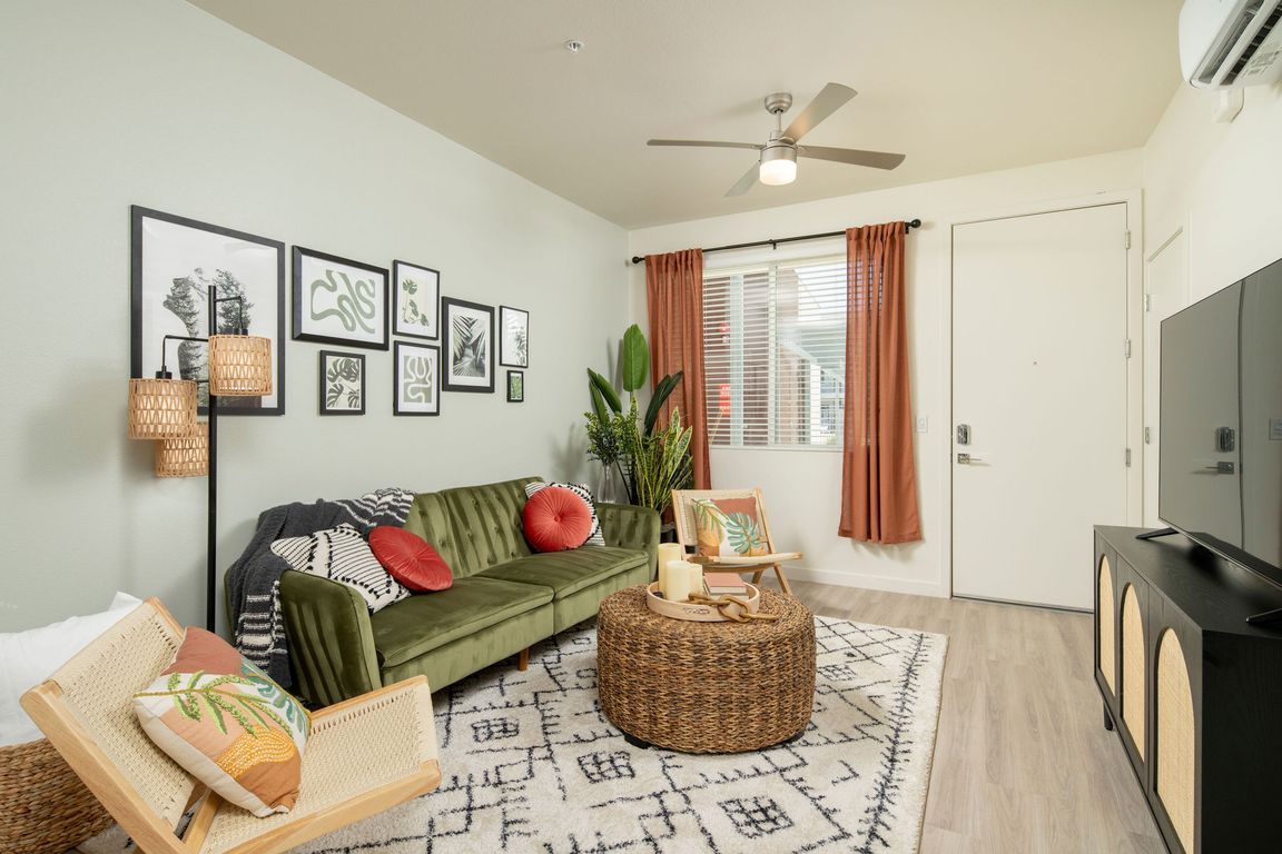 Studio - Living Room/Bed Area
