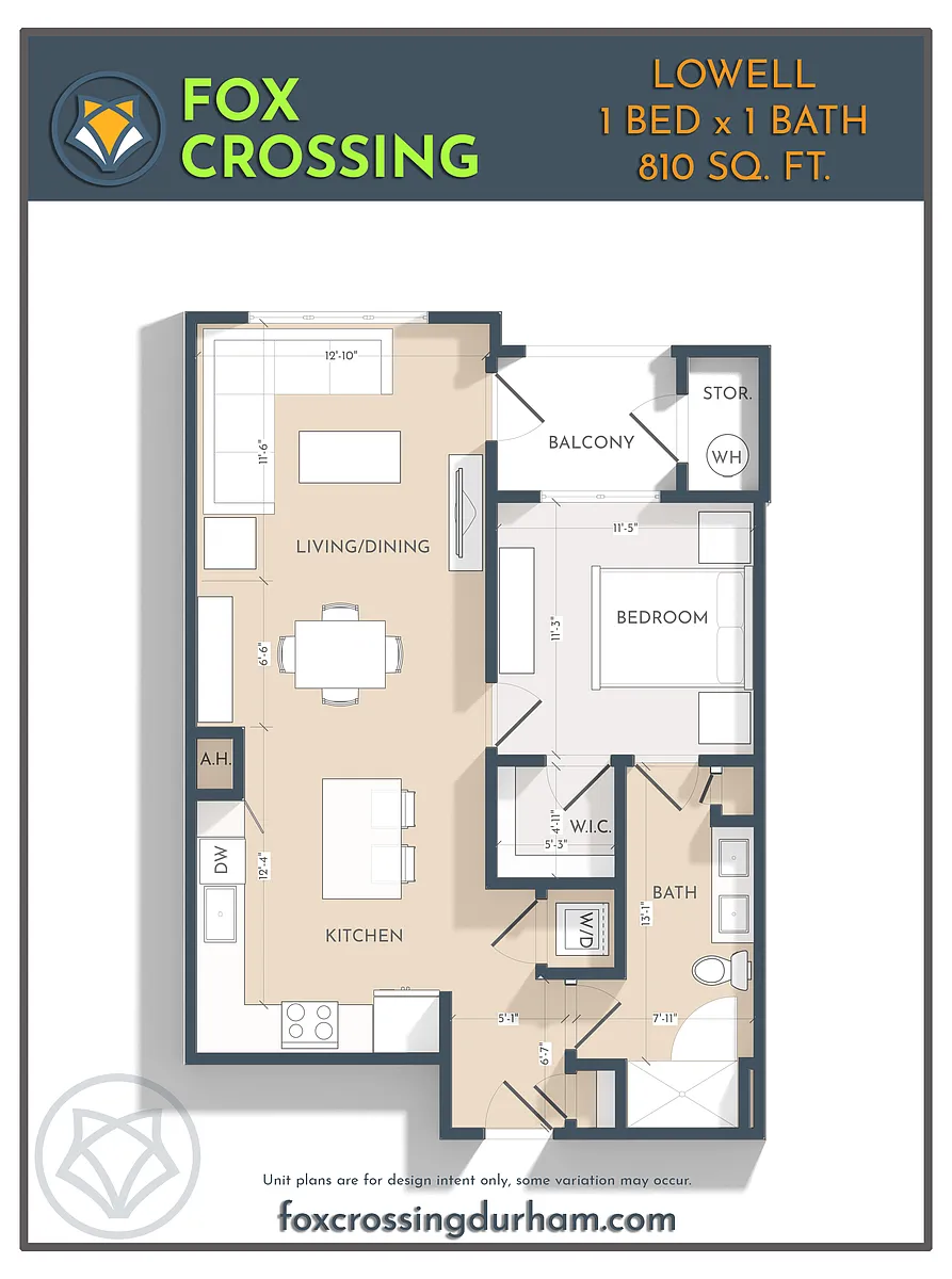 Floor plan Lowell