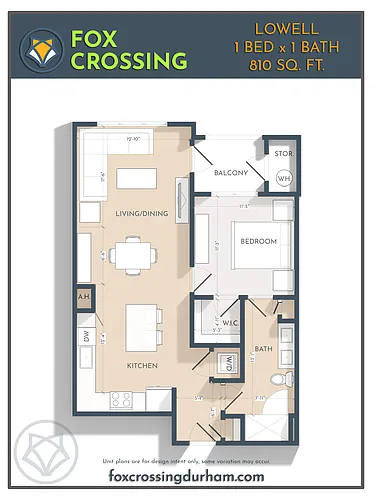 Floor plan Lowell