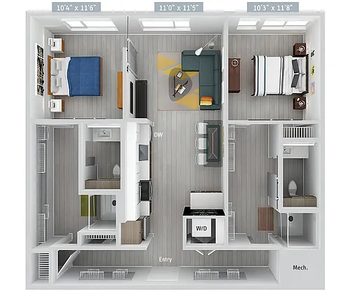Floor plan B10-1023-UrbanUp