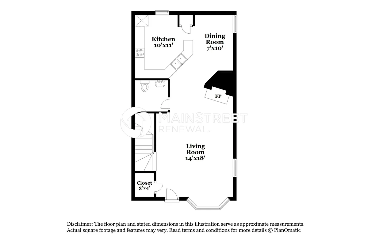 Floor Plan - 5500 Hampton Ct