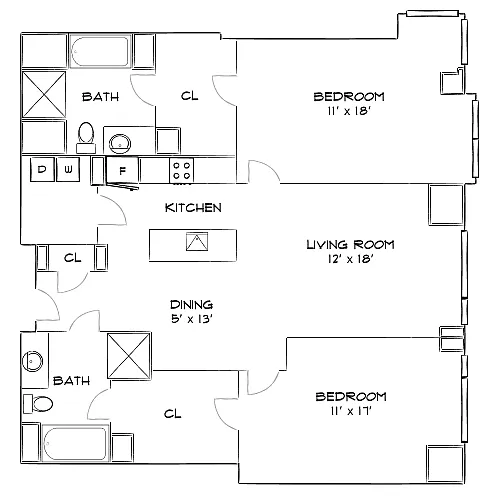 Floor plan Design 2M Premier