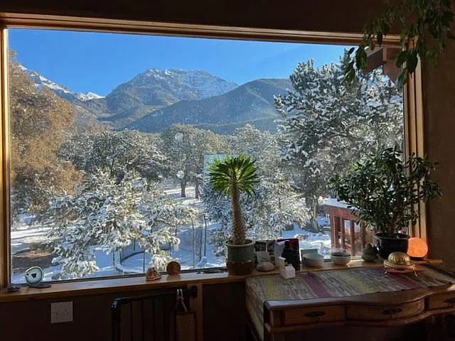 upstairs looking east - massive window