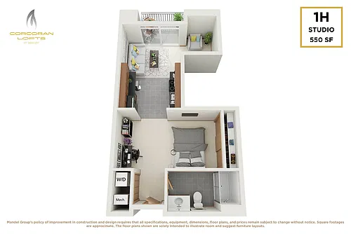 Floor plan 1H