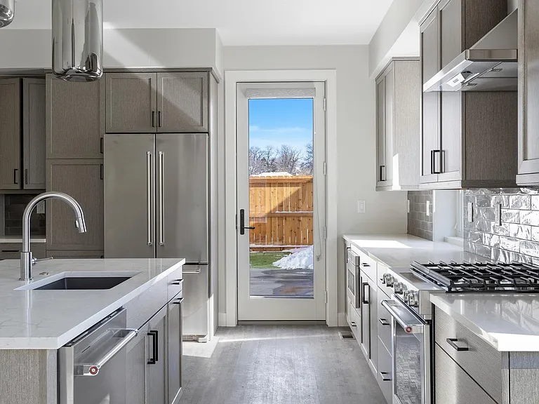 Kitchen to backyard