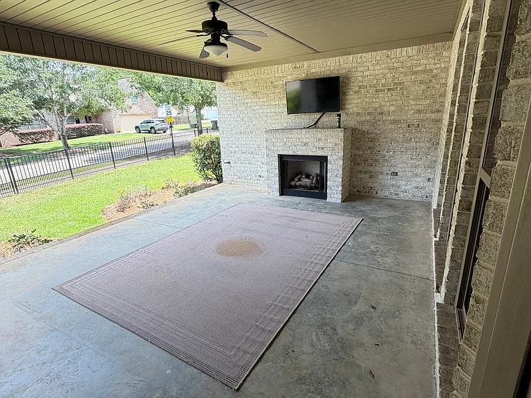 Outdoor covered porch
