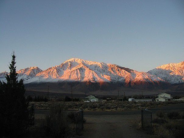 View of Mt. Tom from driveway of 437 Arboles.