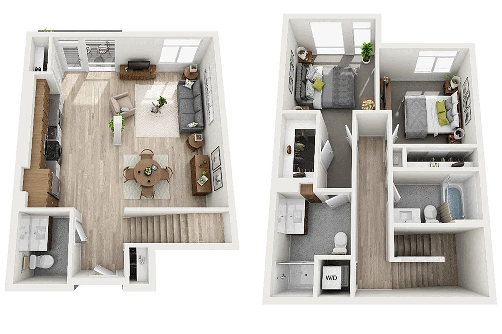 Floor plan Two Bedroom B2.5ATH-CL2