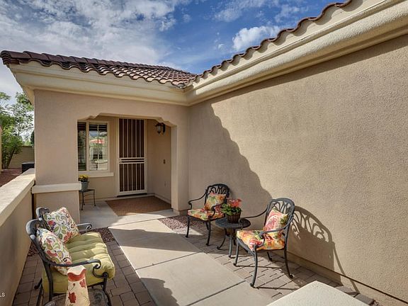 Front Courtyard and Covered Entrance