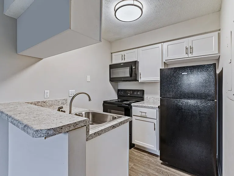 Sleek black appliances available
