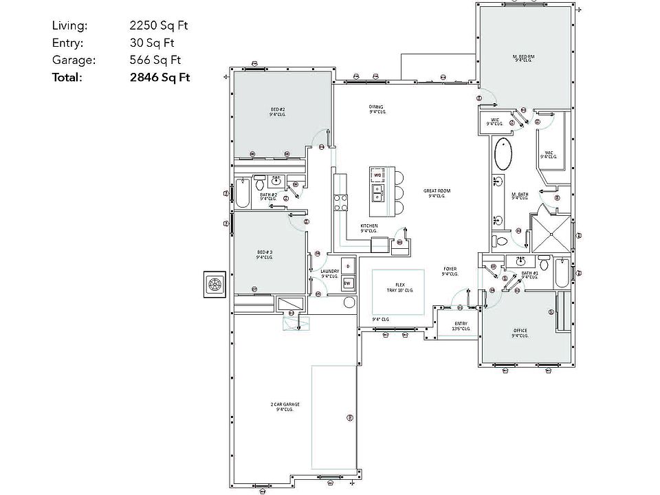 2250A Floor Plan
