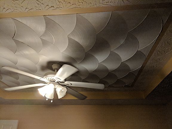 vaulted ceiling in master