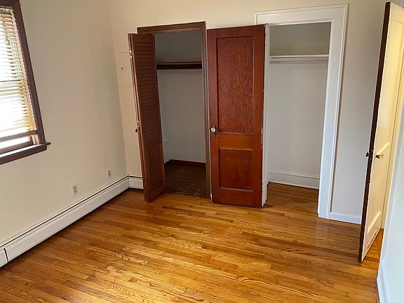 Bedroom with two large closets