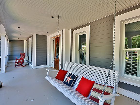 Inviting front porch
