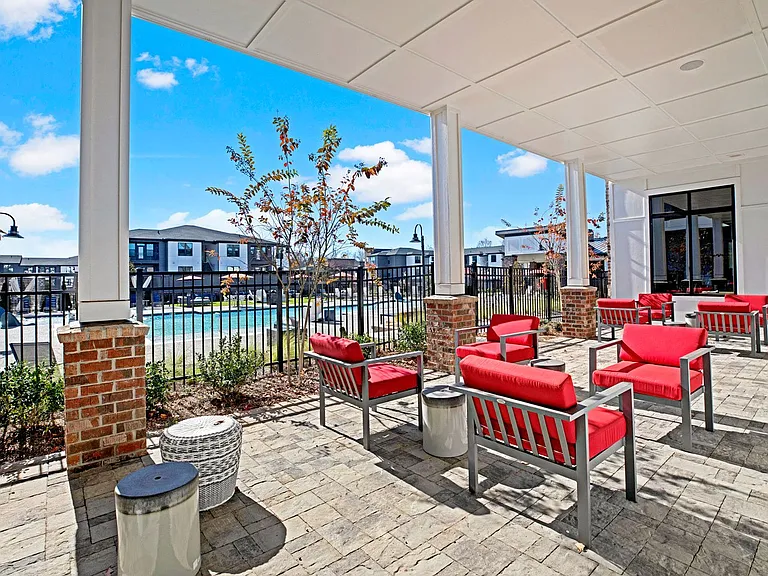 Outdoor Lounge and Grill Station