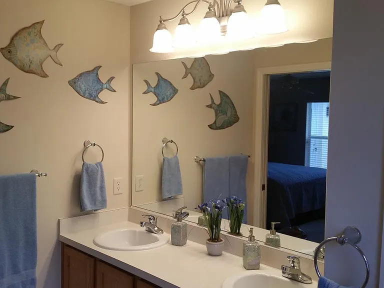 Master Bath with dbl sinks