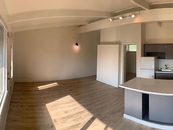 Vaulted ceilings lend a feeling of spaciousness