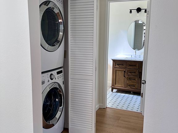 Restroom and laundry