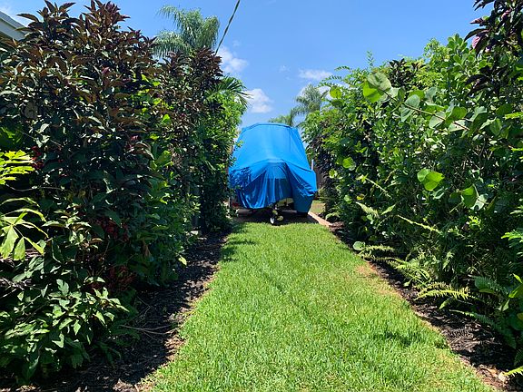 Side yard boat storage