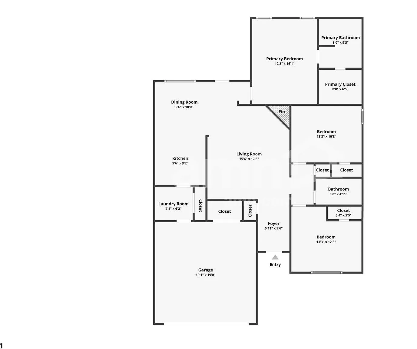 3 bed, 2.0 bath, 1541 sqft, $1,865 — Photo 2