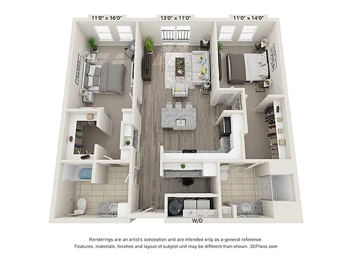 Floor plan Monroe