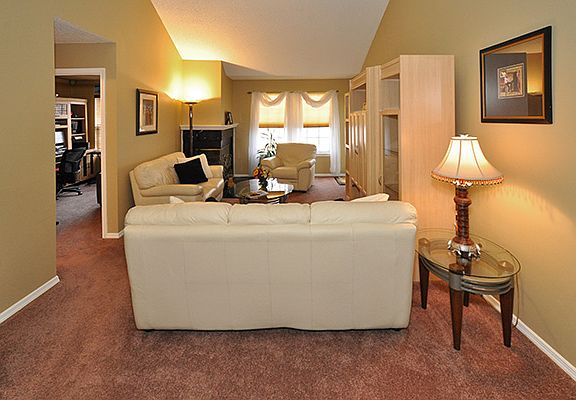Living Room with Fireplace